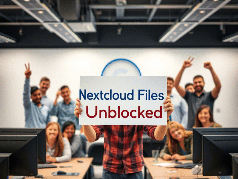 Tech giant backtracks: Nextcloud Files unblocked