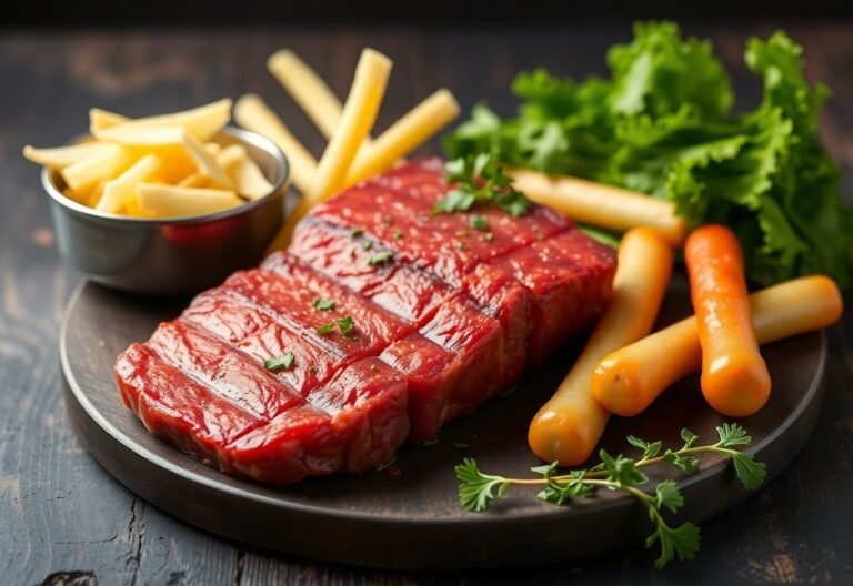 Beef and other foods high in creatine for muscle growth