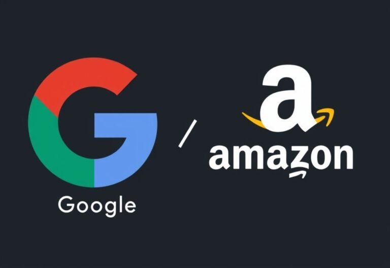 Google and Amazon updated their logos