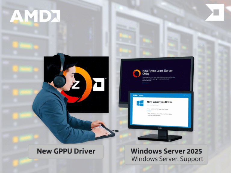 New AMD Graphics Driver Now Supports Windows Server 2025 and Upcoming Ryzen CPUs