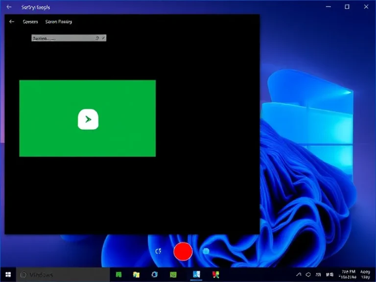 Microsoft Adds Native Screen Recording to Snipping Tool