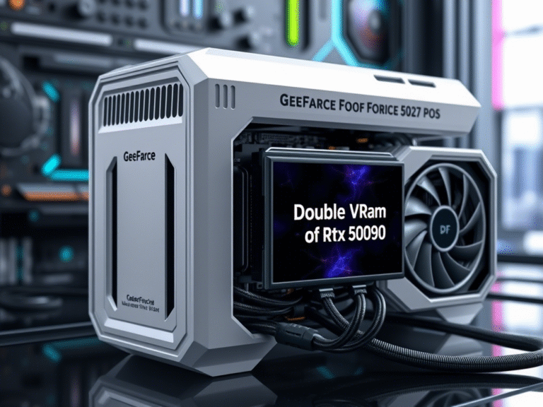 GeeFarce 5027 POS: The Compact PC That Fits Inside a GPU and Offers Double the VRAM of the RTX 5090