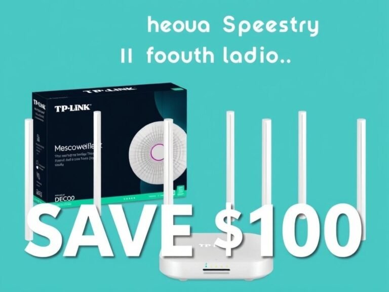 Flash Sale: TP-Link Deco BE63 Wi-Fi 7 System Now $100 Off