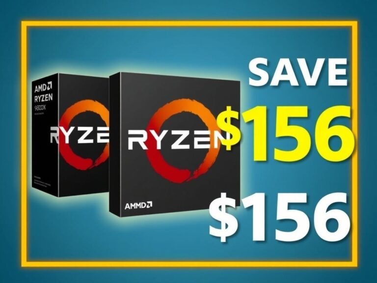 Affordable Power: AMD’s 6-Core Ryzen 9600X Now Priced at $156 on Amazon
