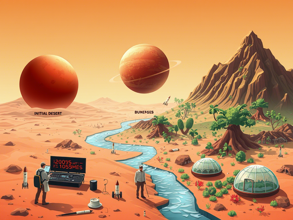 From Red Planet to Green Future: Researchers Map Out How to Change Mars in Just 3 Phases