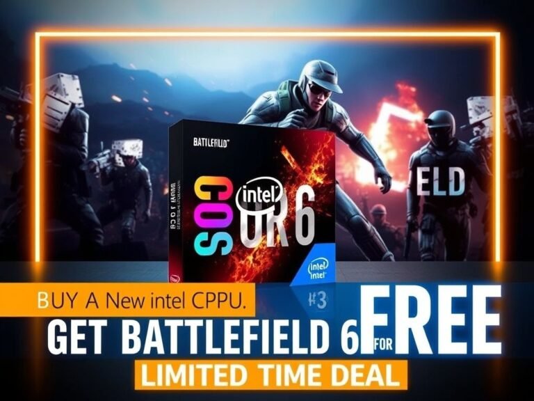 Buy a New Intel CPU, Get Battlefield 6 for Free — Limited-Time Deal
